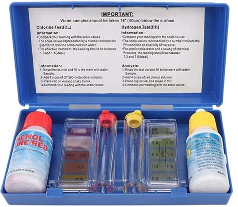 well water chlorine test kits